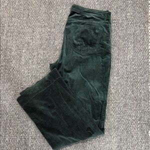 Grace & Lace Dark Green Wide Leg Pants